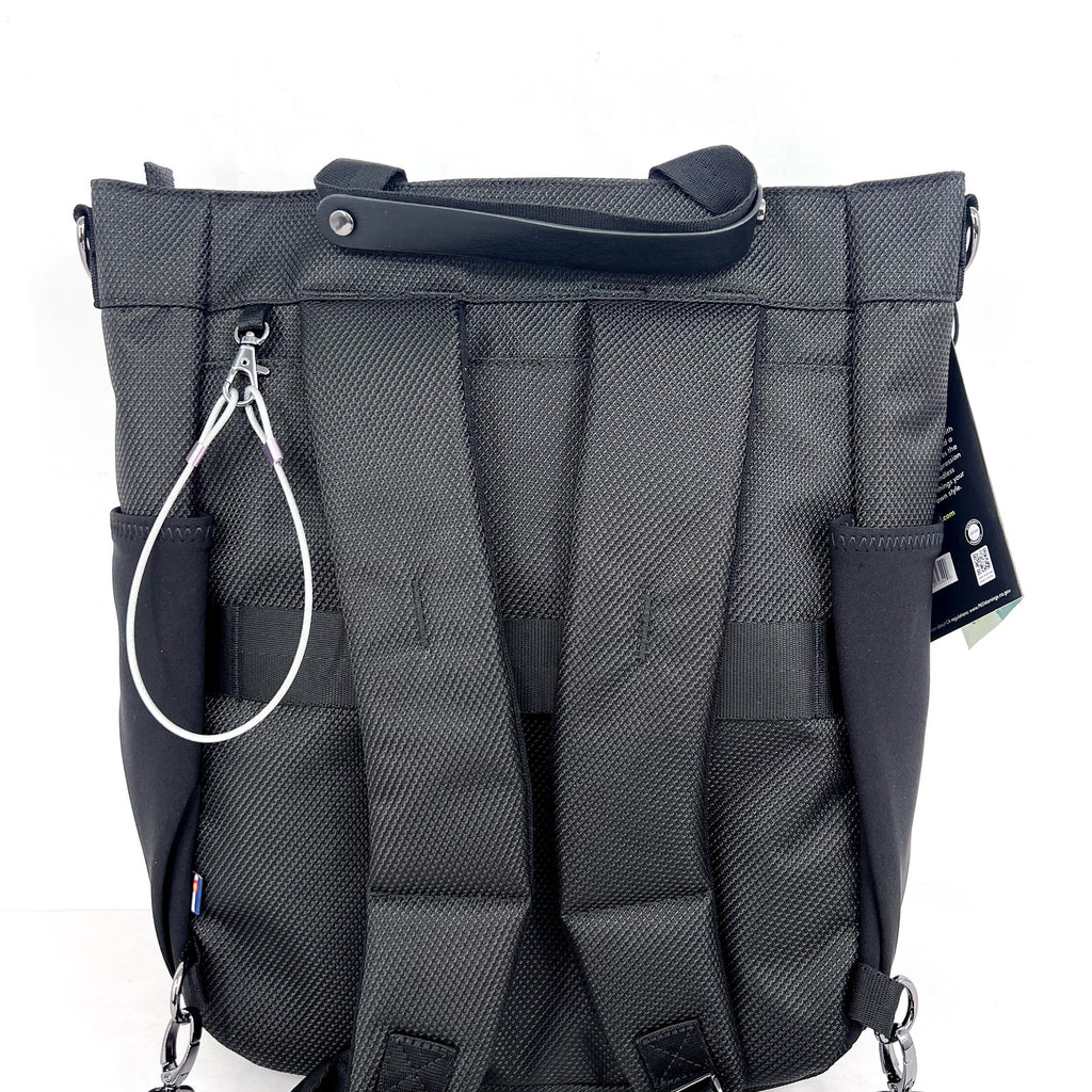 SHERPANI Soleil Anti-theft Convertible Backpack Tote Granite Gray Black RFID NWT