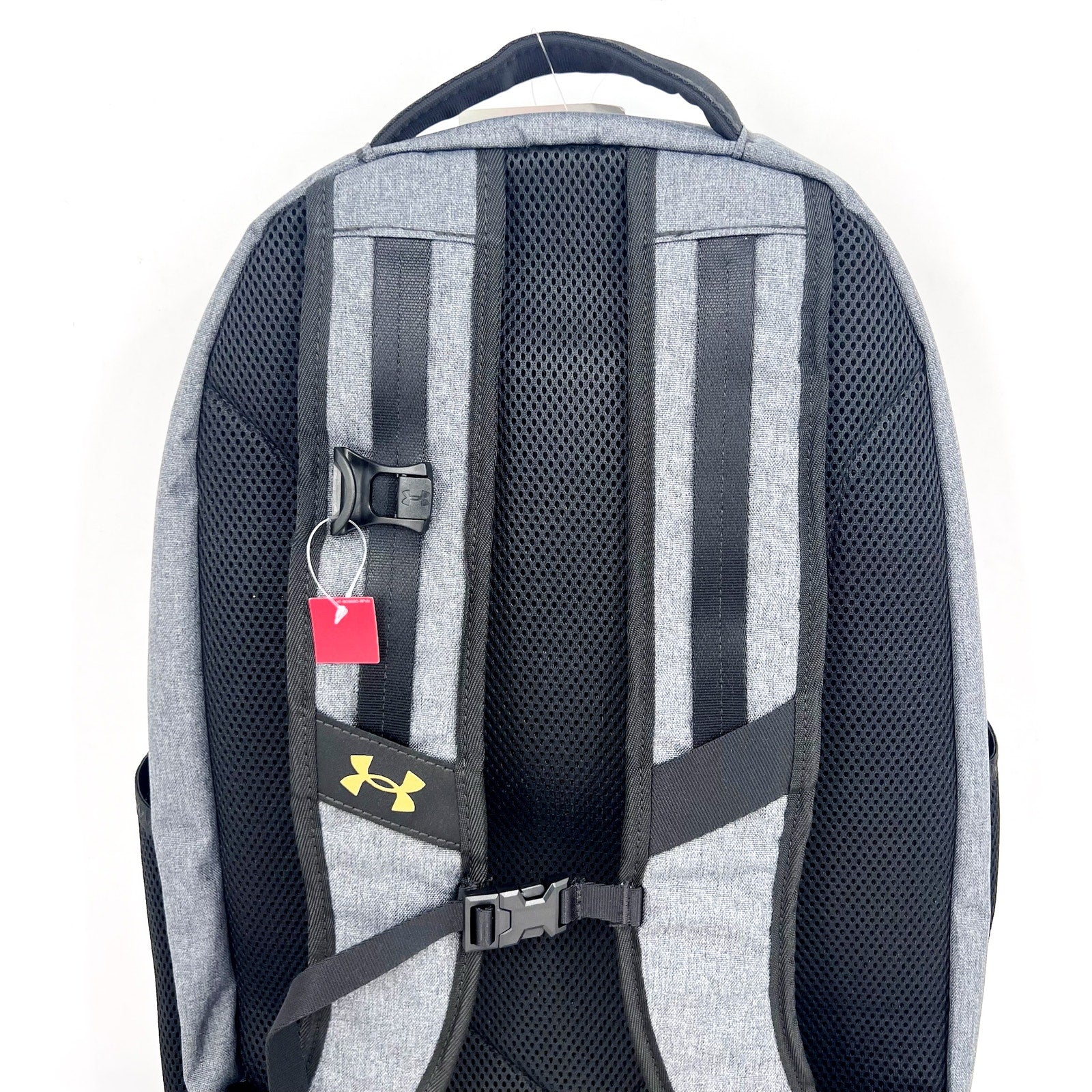 UNDER ARMOUR STORM Unisex Hustle Pro 6.0 Backpack Black/Gold Laptop Sleeve NWT