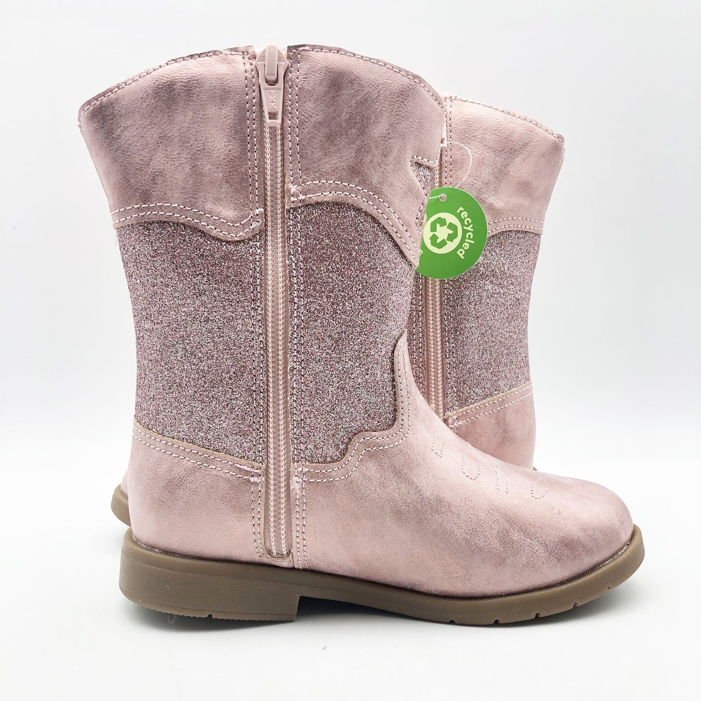 Stride Rite Girls SR Wynona Blush Boots Size 11 Toddler Shoes Pink Sparkle NIB