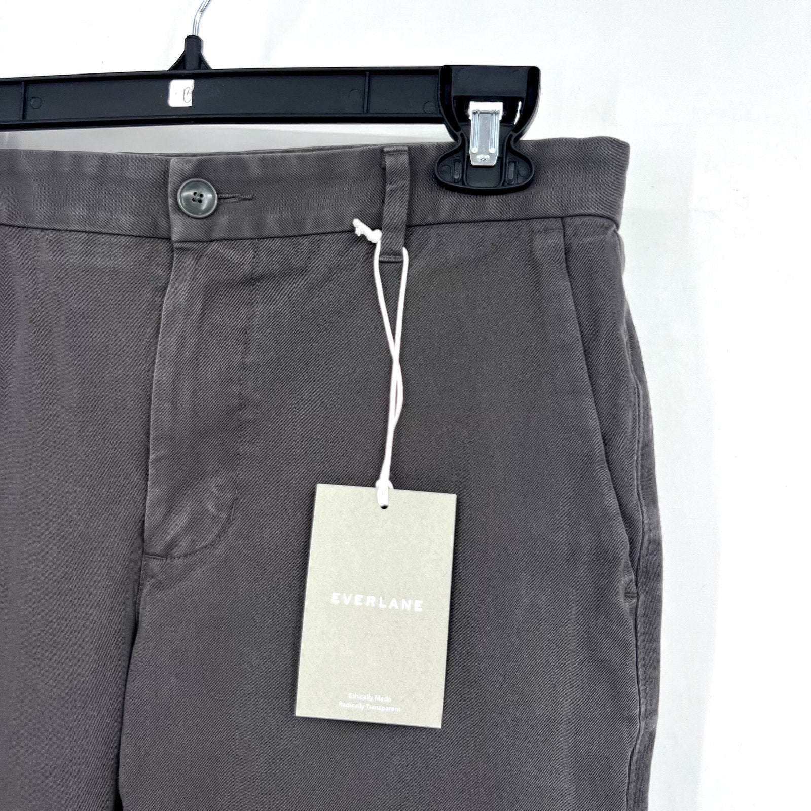 EVERLANE Men's Uniform Performance Chino 31x30 Slate Grey Pants NWT