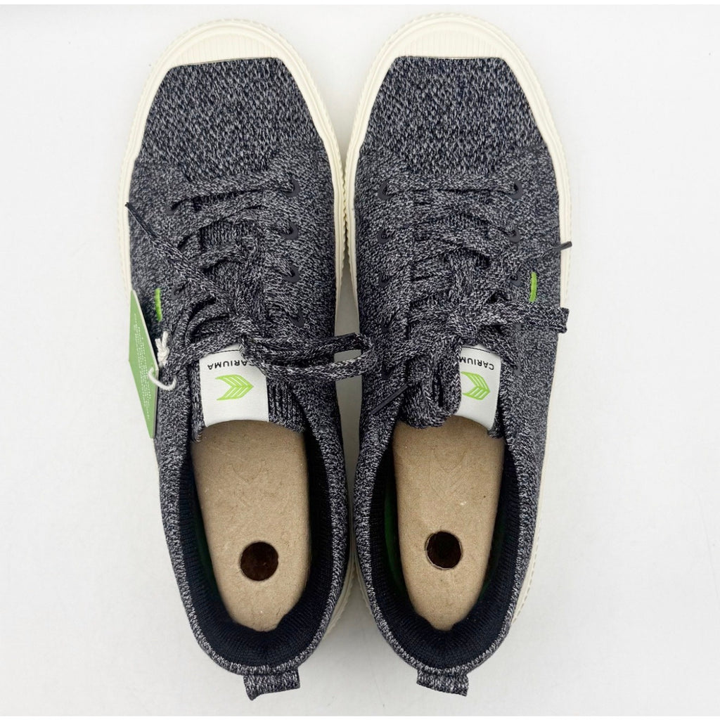 Cariuma Womens IBI Low Sneakers Size 8.5 Stone Grey Bamboo Knit Casual NIB