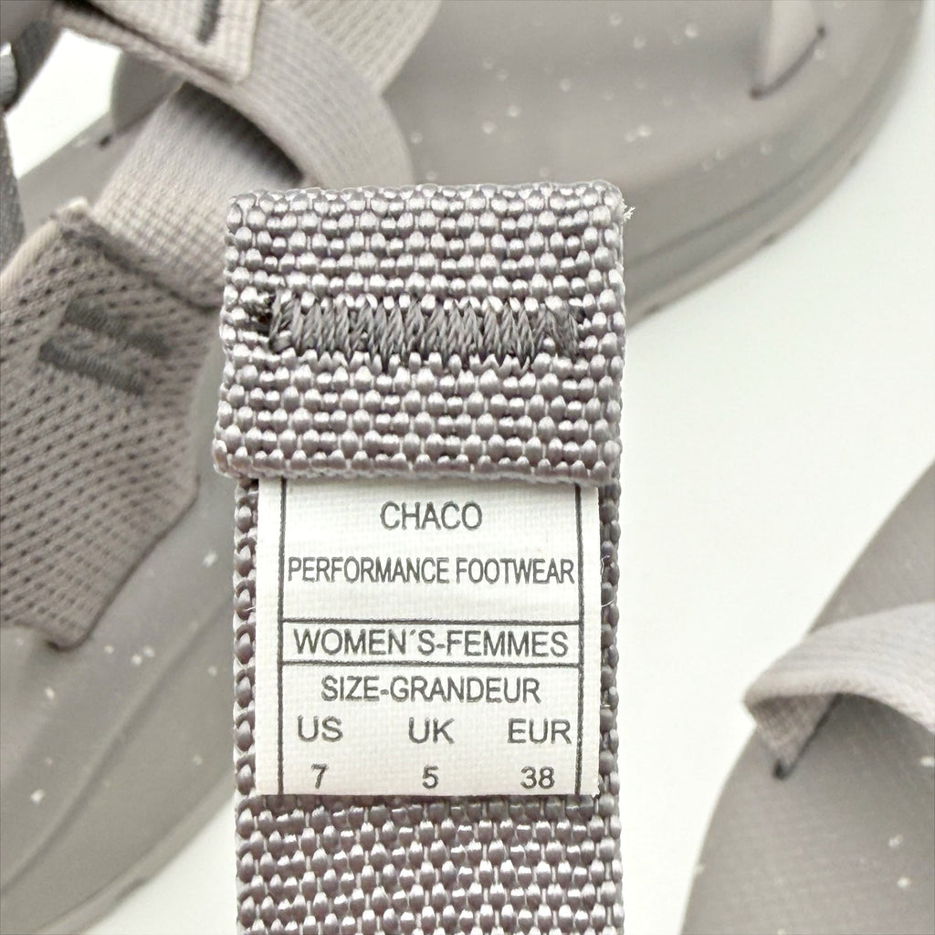 Chaco Womens Cushz Water Sandals Size 7 M EU 38 Dusty Purple Grey NIB