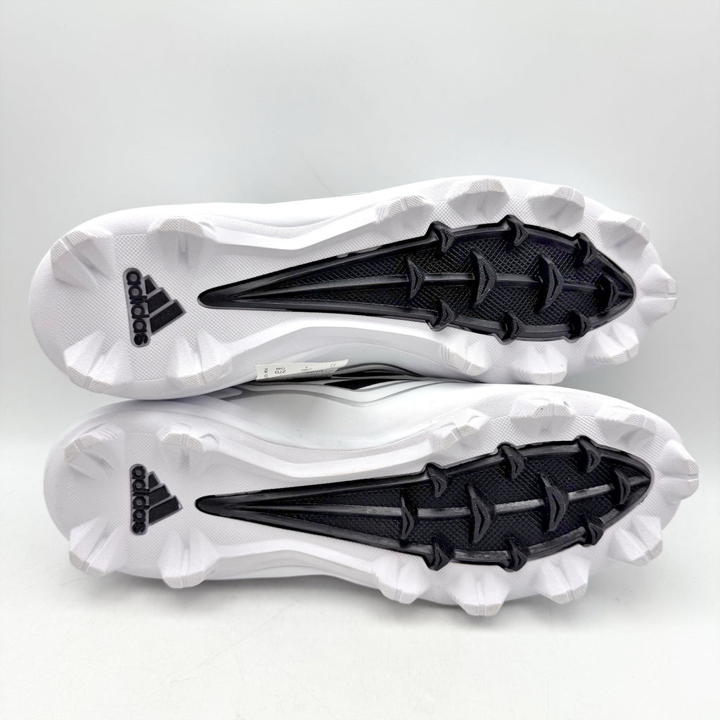 Adidas Womens PureHustle 3 MD Softball Cleats US 11 White Black Athletic NWT