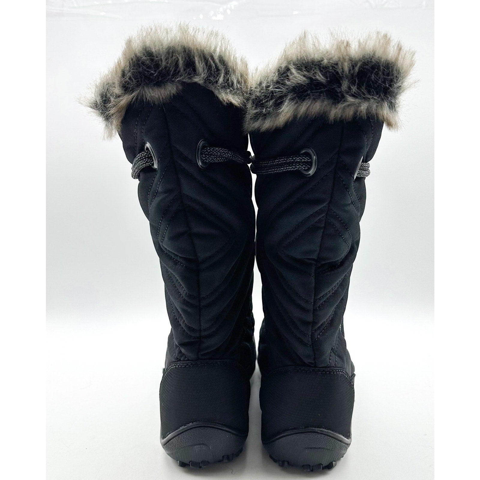 COLUMBIA Womens Minx Mid III Snow Boots Size 5 EU 36 Black Waterproof NWT