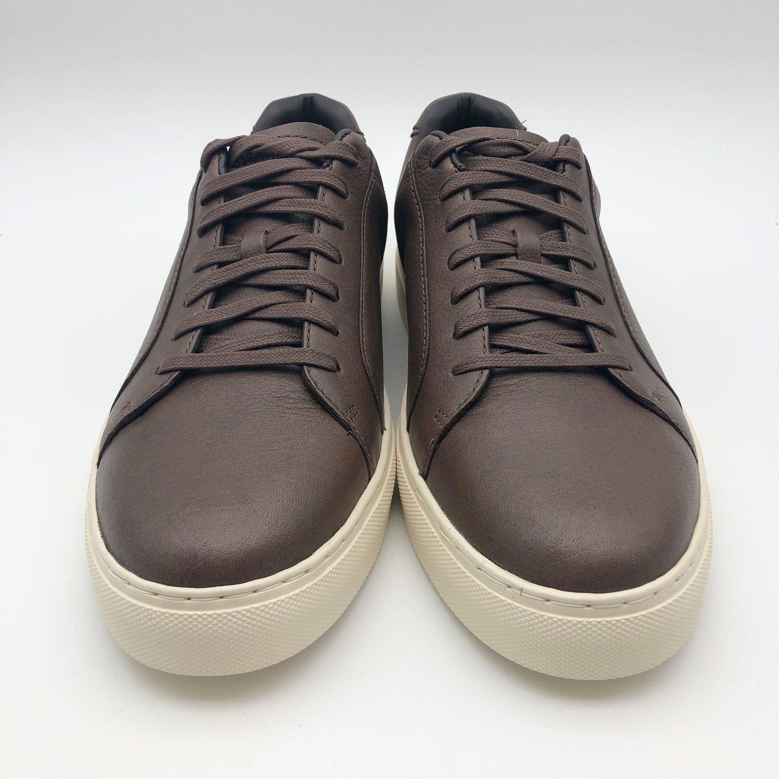 Cole Haan Mens Jensen Casual Sneakers Size 9.5 WIDE EU 42.5 Brown Leather NIB