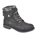 Cliffs by White Mountain Womens Duena Ankle Booties US 8.5 M Black Knit NIB