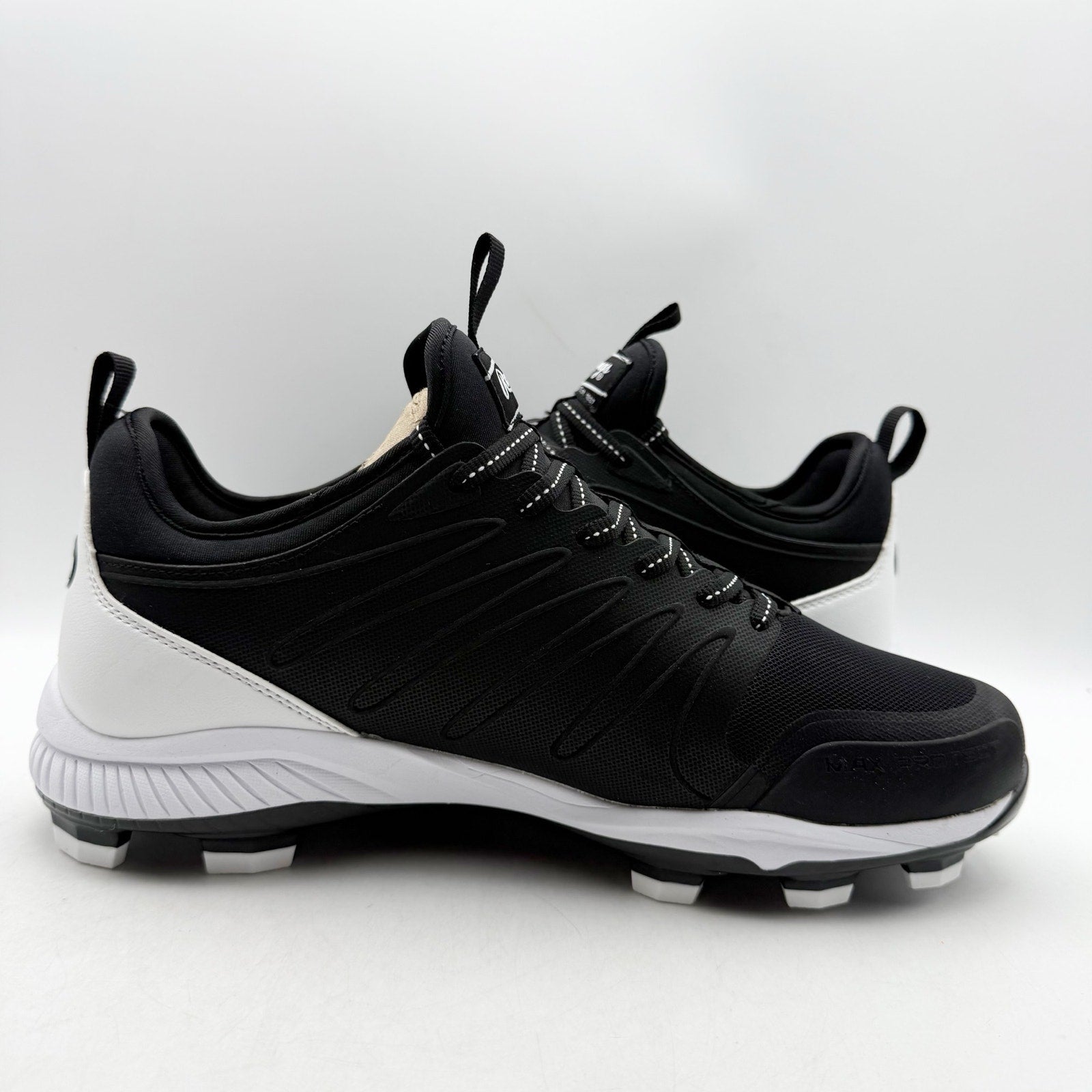 Rawlings Mens Roster 174931 Baseball Cleats Size 8 Black White NWOB