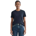 EVERLANE Women's The Box-Cut Tee Small Navy Blue Essential Cotton Crewneck NWT