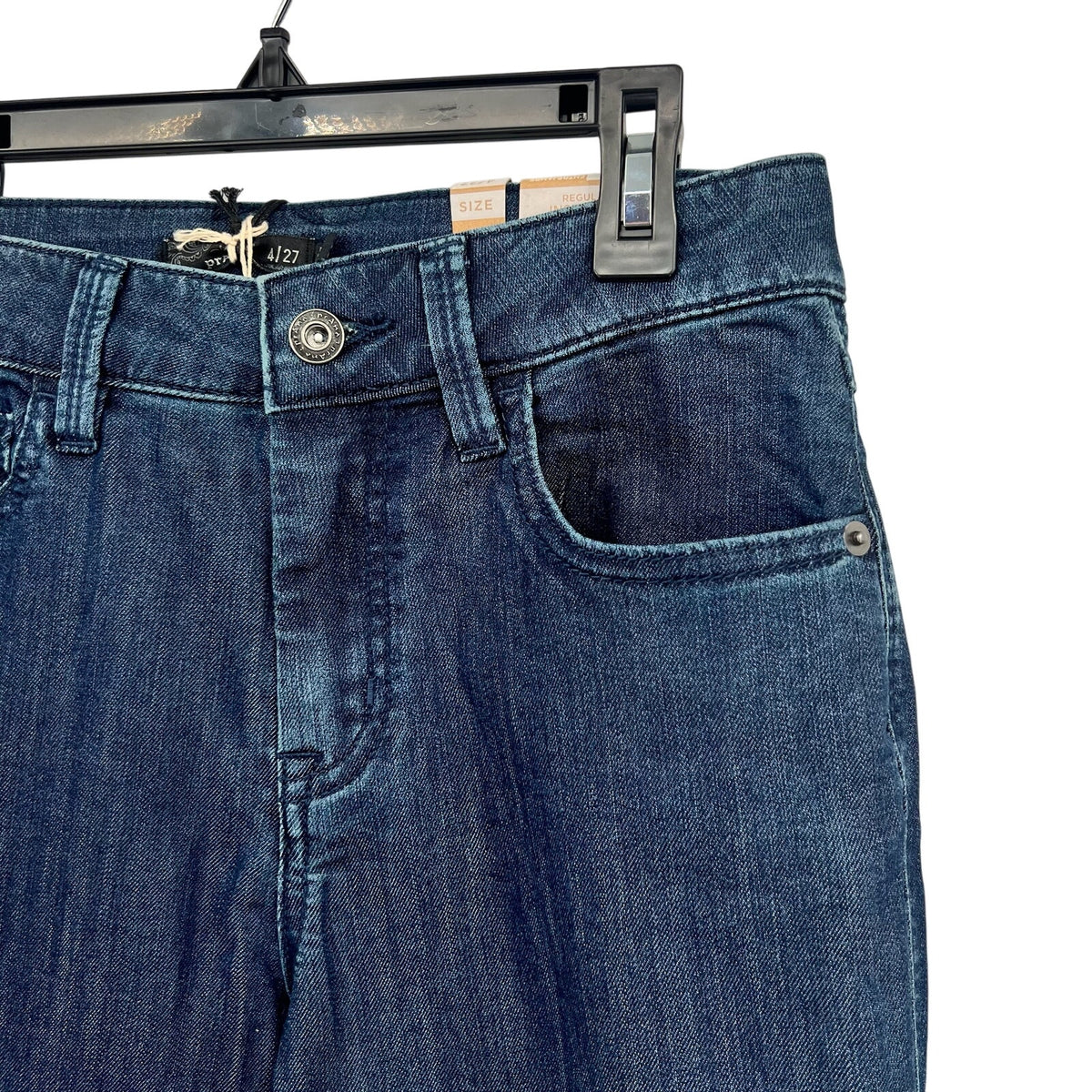 PRANA Women's Oday Skinny Jeans 27x30 US 4 Blue Indigo High Rise Stretch NWT