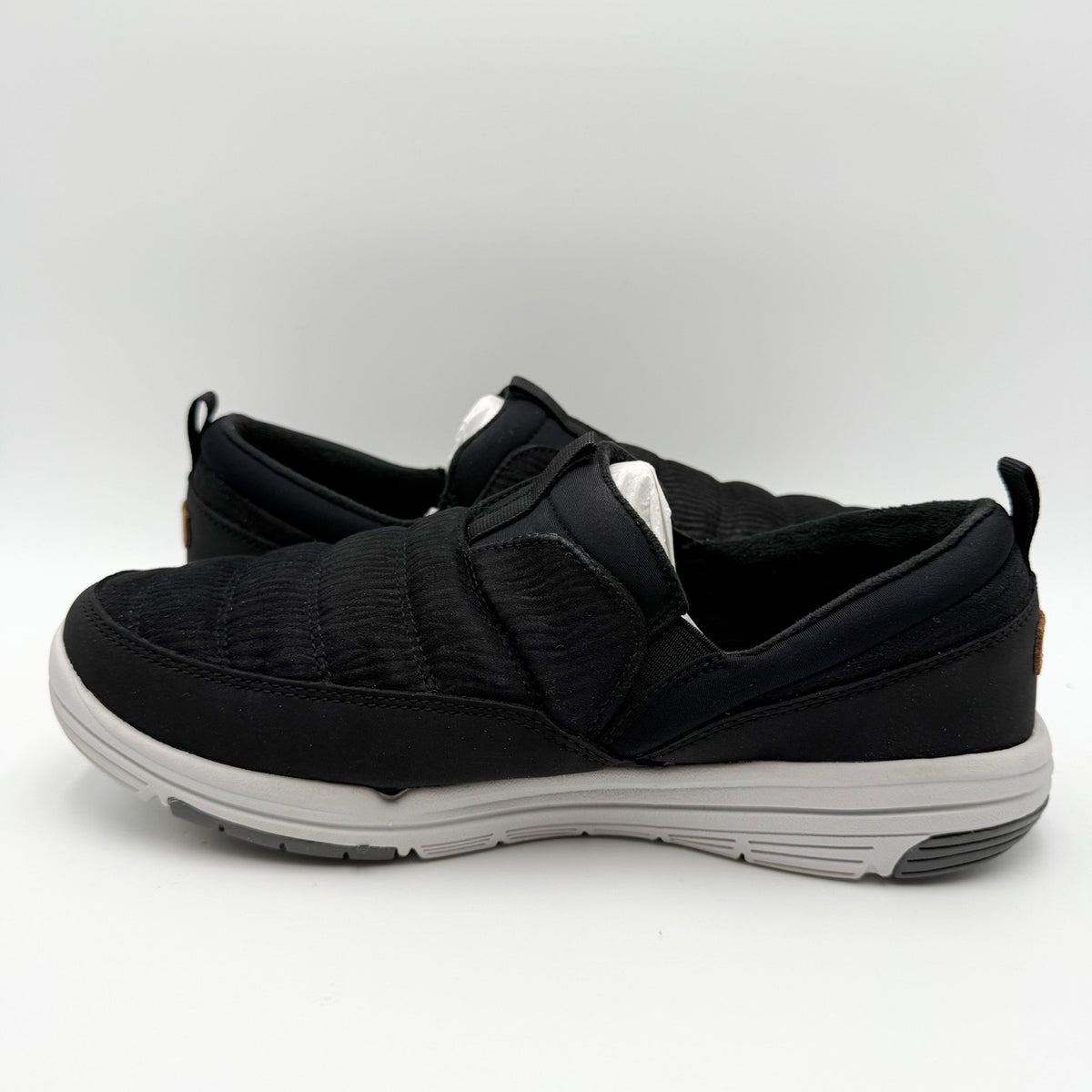 Ryka Womens Adel Sneakers Size 9 Wide Black Slip On Water Resistant NIB