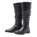 Coldwater Creek Womens Dalton Knee High Boots Size 10 Black Leather NWOB