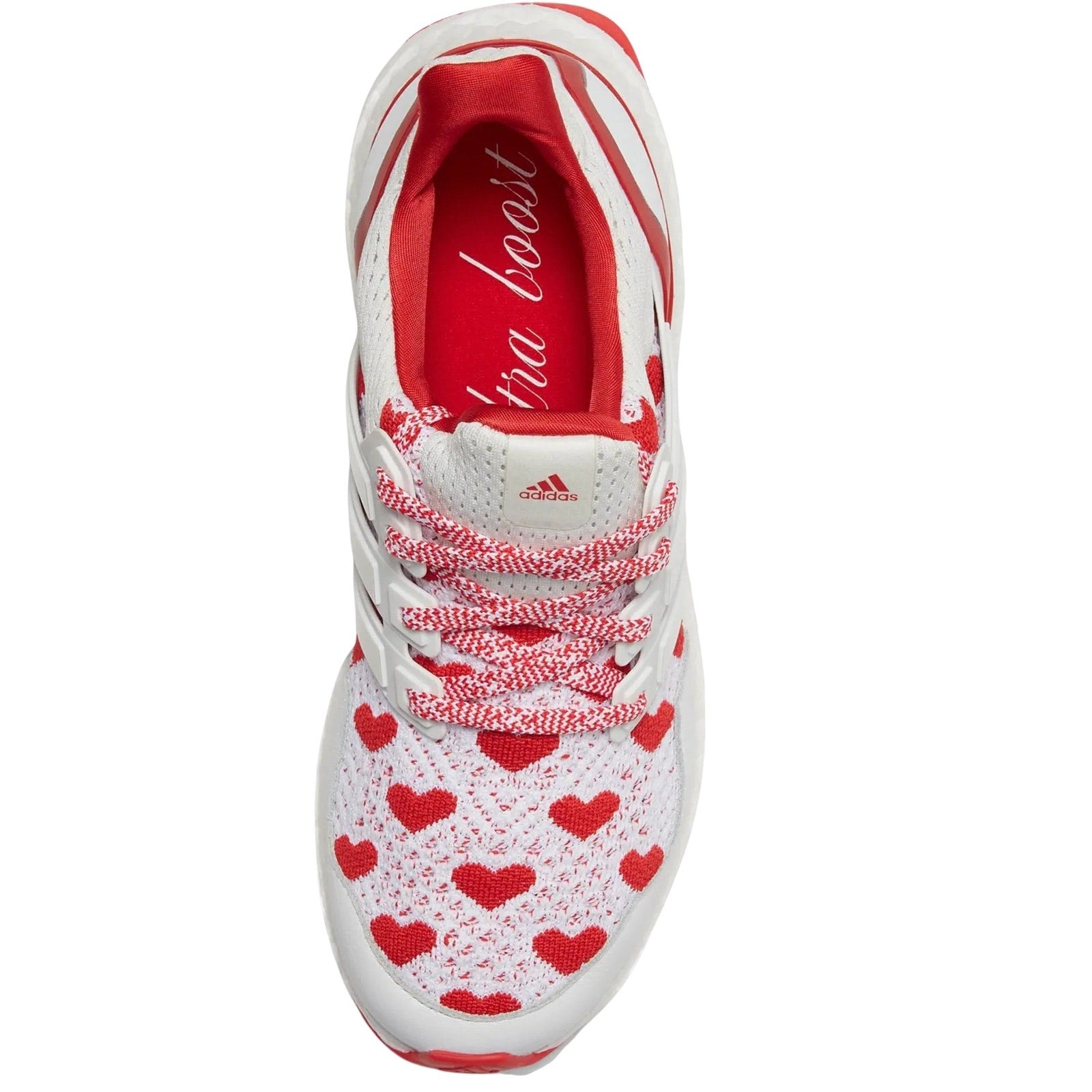 Adidas Womens Ultraboost 1.0 Running Shoes US 9 White Red Athletic NWOB
