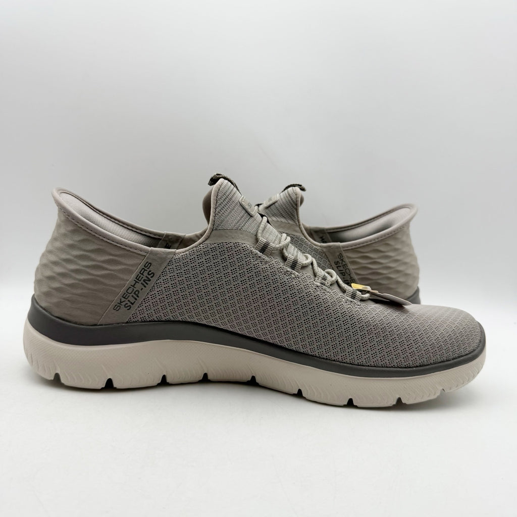 Skechers Mens Summits Slip-Ins Sneakers US 11.5 EU 45.5 Beige Grey NWT