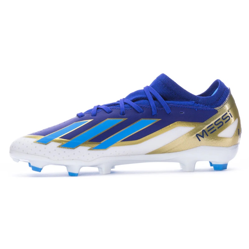Adidas Men X Crazyfast League FG Messi Soccer Cleats US 11 Blue Gold NWOB