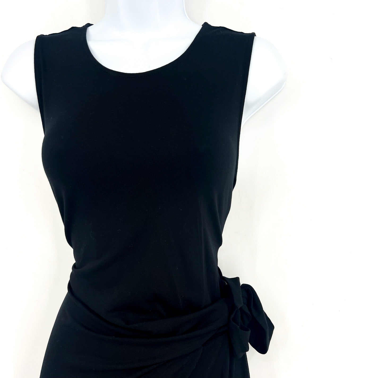 LILLY PULITZER Womens Bryson Sleeveless Maxi Dress Small Black Tie Waist NWT