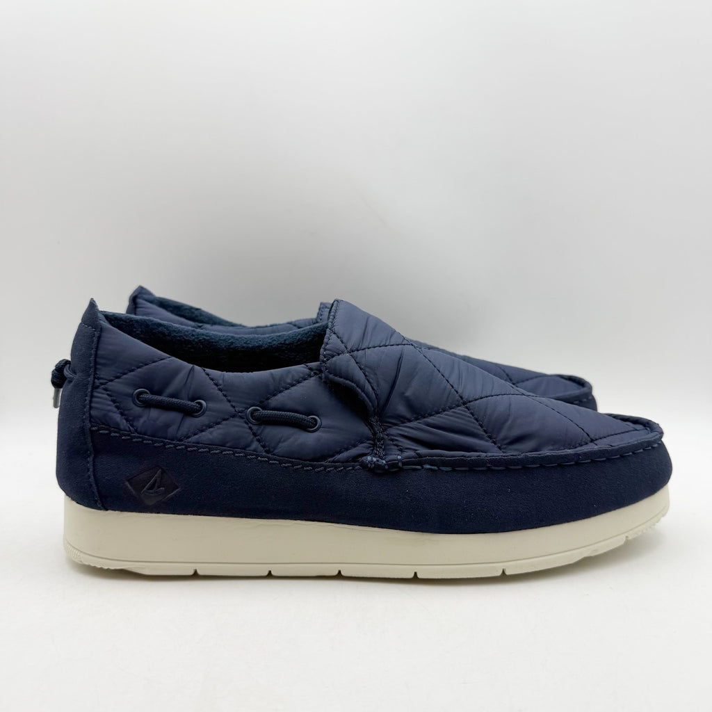 Sperry Mens Top-Sider Quilted Moc Loafers Size 10 M Navy Blue Casual Shoes NWOB