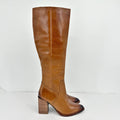 Diba True Womens True Do Knee High Boots US 6 M Brown Leather NWOB