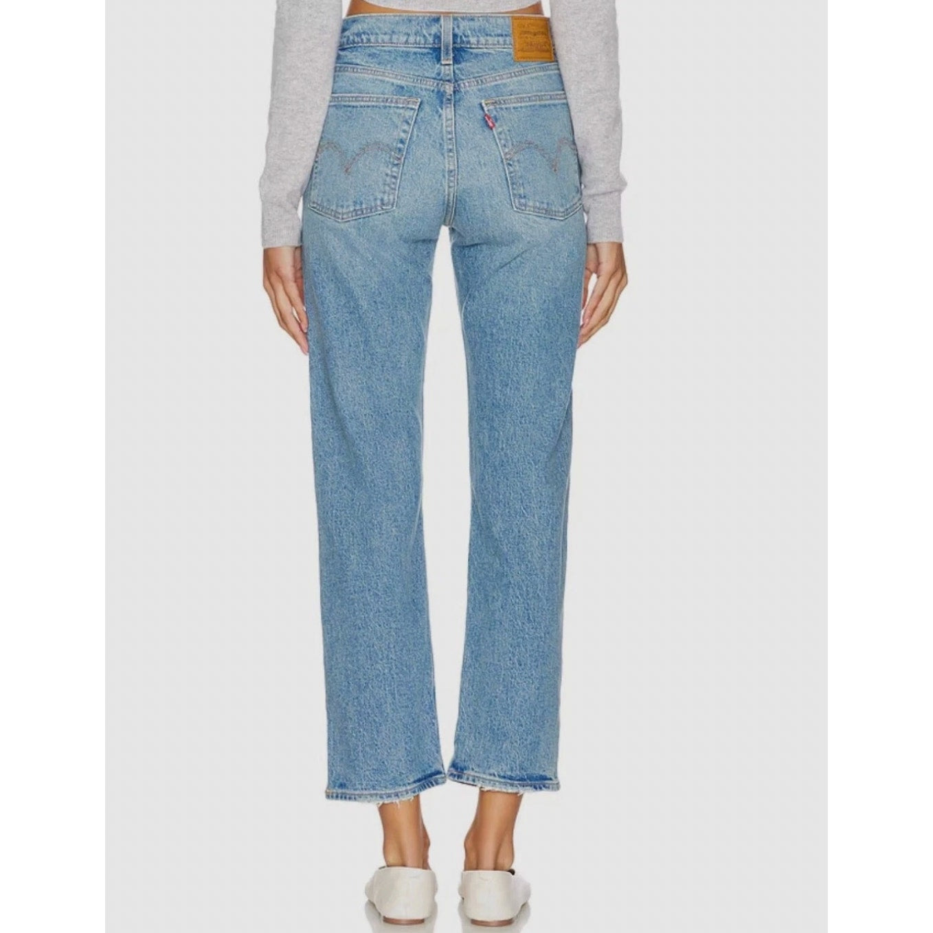 LEVI'S Womens Wedgie Straight Jeans 29x28 US 8 Calling All Blue 34964-0178 NWT
