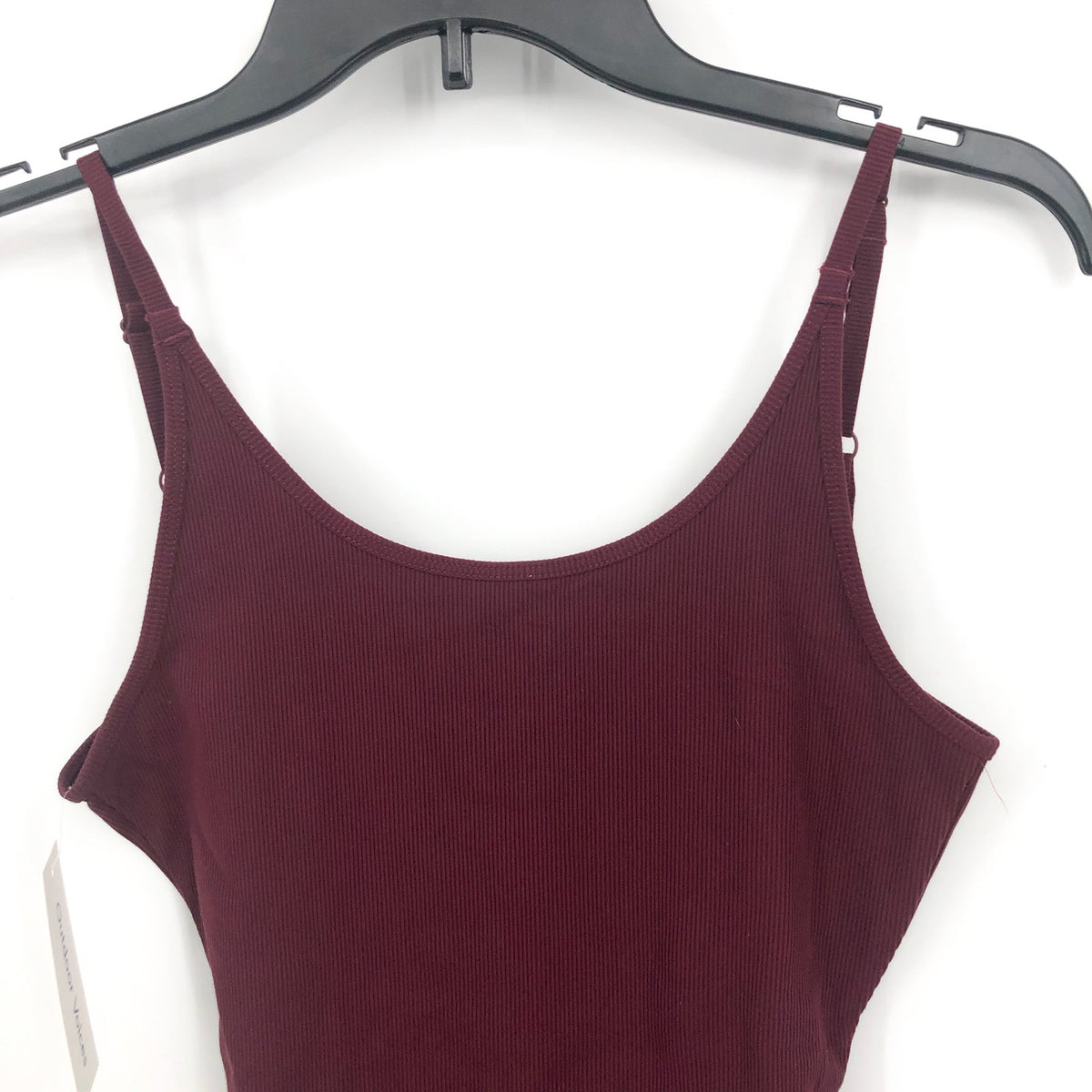 OUTDOOR VOICES Womens Leotard Bodysuit XS Shiraz Red SuperForm Rib Tank NWT