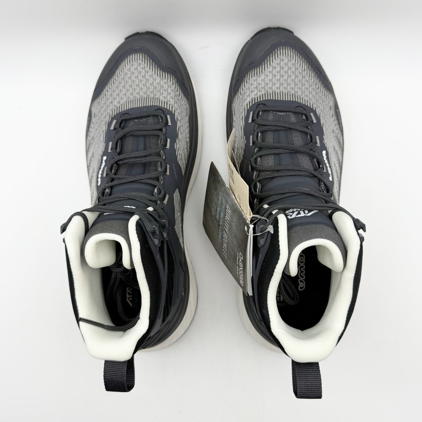 Lowa Womens Fortux GTX QC Ws Trail Running Sneaker US 7 EU 39 Black White WP NIB