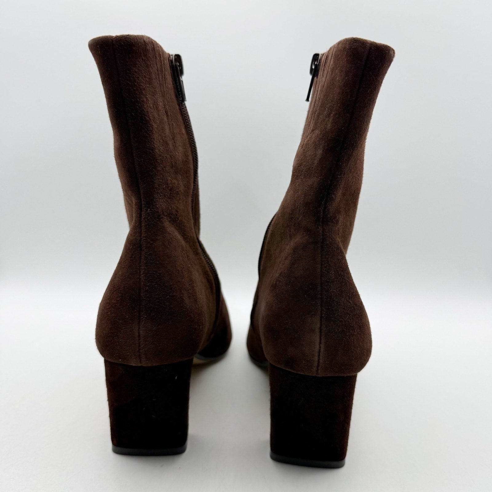Steve Madden Womens Willa Ankle Booties US 9 M Brown Suede Boots NWOB
