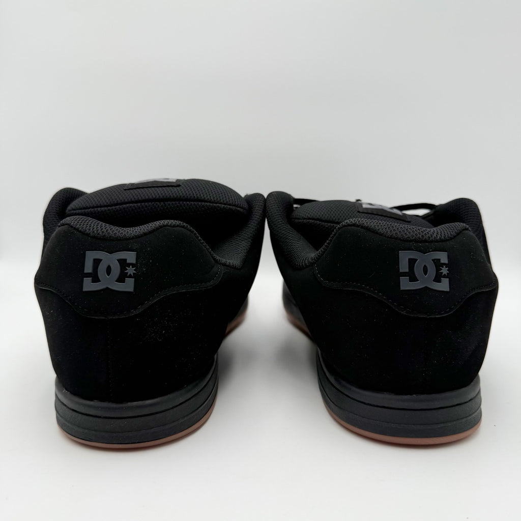 DC Mens Gaveler Low Top Skate Shoes Size 12.5 Black Casual Sneaker NWOB