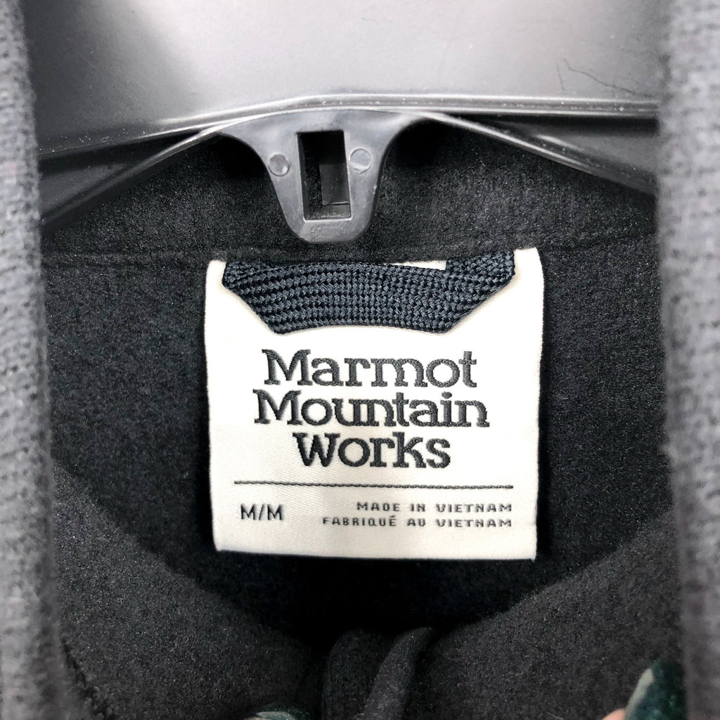 MARMOT Womens Dropline Fleece Jacket Medium Black Full Zip Outdoor Layer NWOT