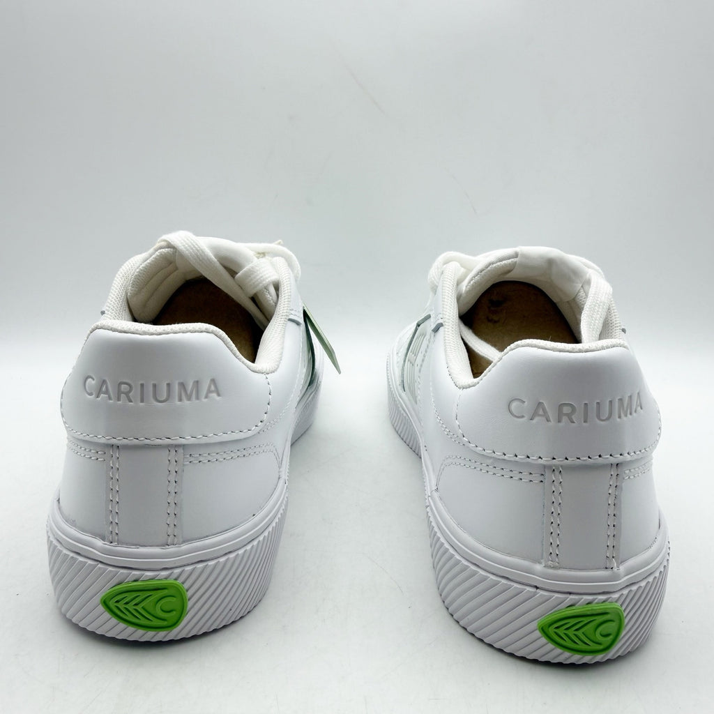 CARIUMA Womens Salvas Low Sneakers US 6.5 EU 37 White Leather NIB
