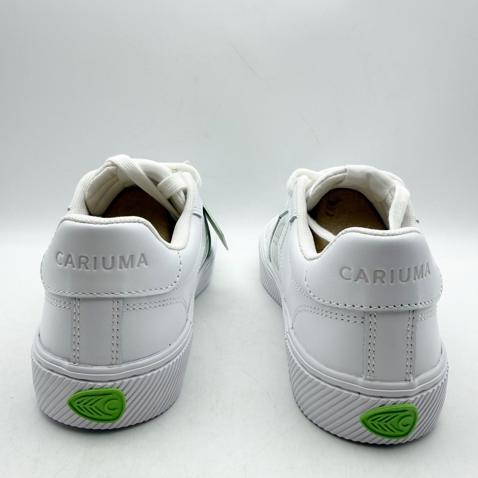 CARIUMA Womens Salvas Low Sneakers US 6.5 EU 37 White Leather NIB