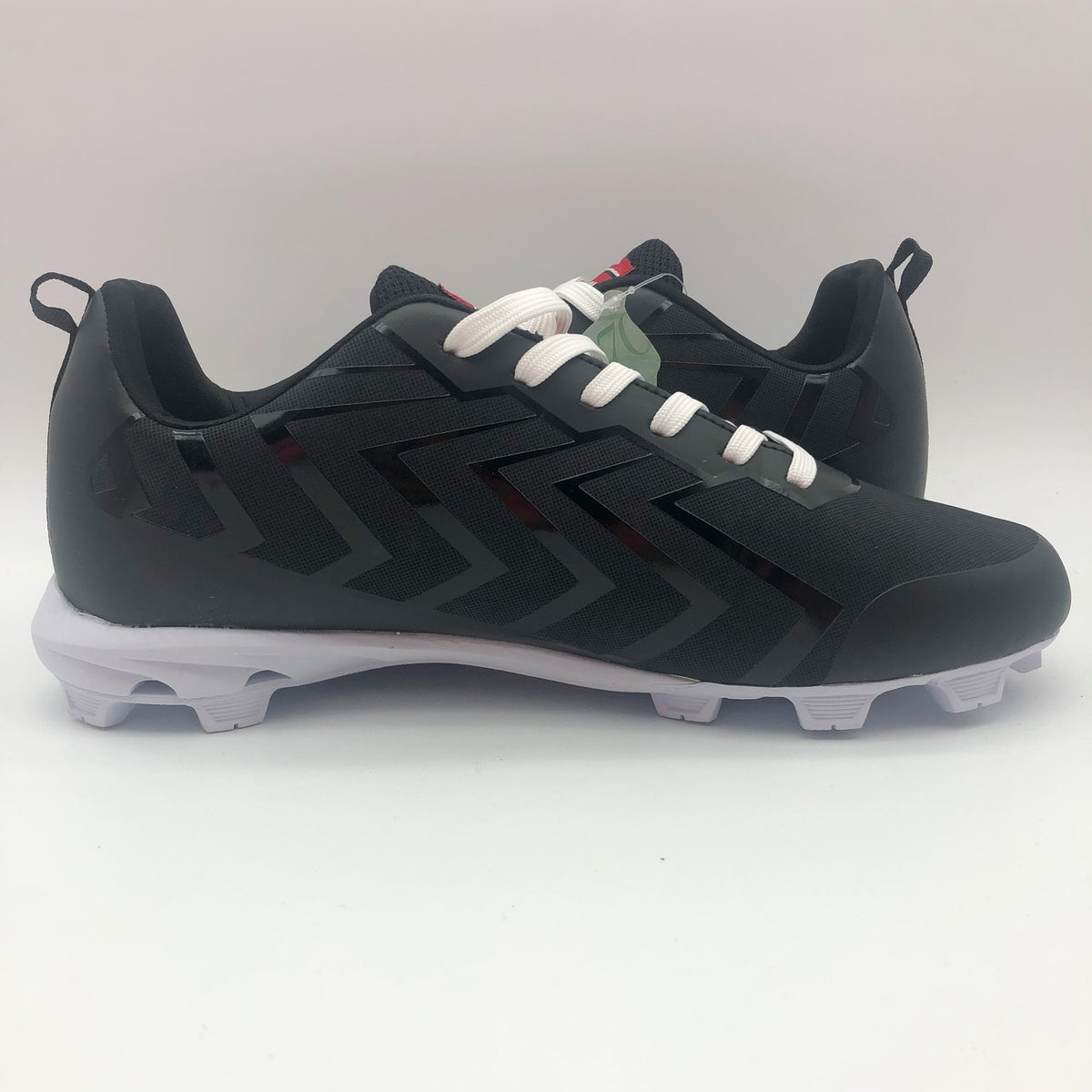 Rawling Mens Savage Low Lace Up Baseball Cleats Size 7.5 Black White NWOB