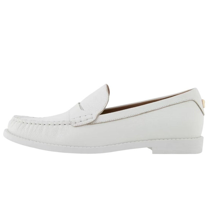 Aerosoles Womens Sienna Loafers US 9.5 M EU 40.5 White Leather NIB