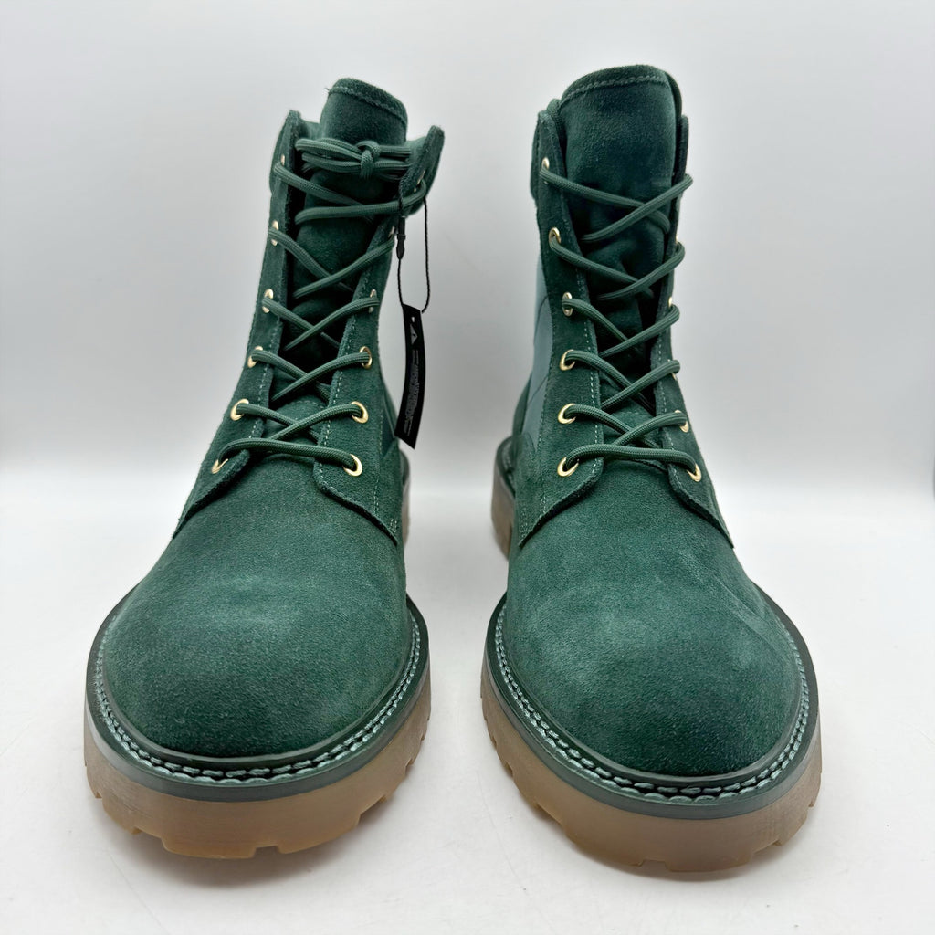 Saint Morta Mens Legion Ankle Boots US 12 Green Suede NIB
