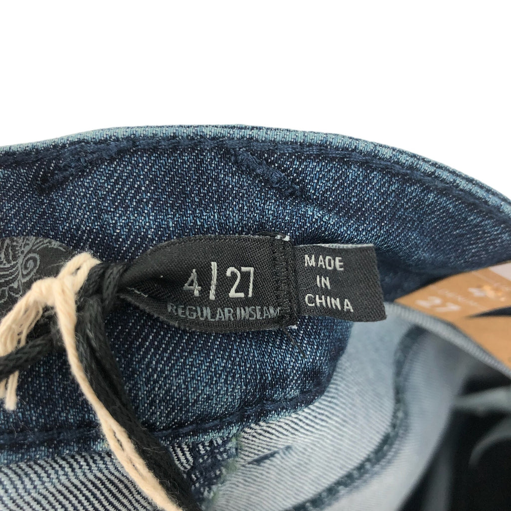 PRANA Women's Oday Skinny Jeans 27x30 US 4 Blue Indigo High Rise Stretch NWT