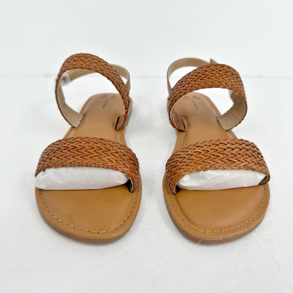 Isaac Mizrahi Live Womens Rosalyn Sandals Size 9 M EU 39 Brown Tan NIB