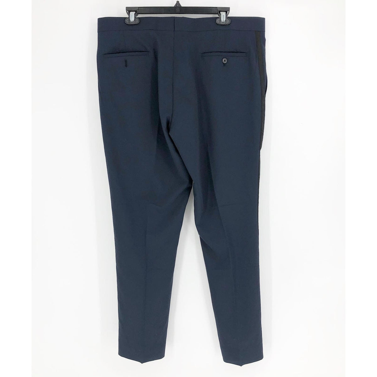 NORDSTROM RACK Men's Trim Fit Dress Pants 36x31 Navy Blue Straight Leg NWT