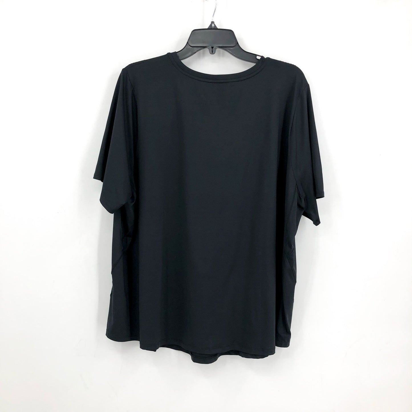 NIKE Womens One Classic Dri-FIT Short-Sleeve Tshirt 3X Black Crewneck Top NWT