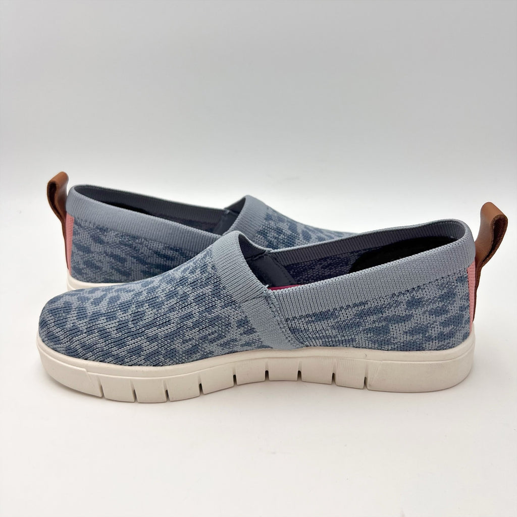 Ryka Womens Hera Slip-on Casual Sneakers Size 6 M EU 36 Blue Print NWOB