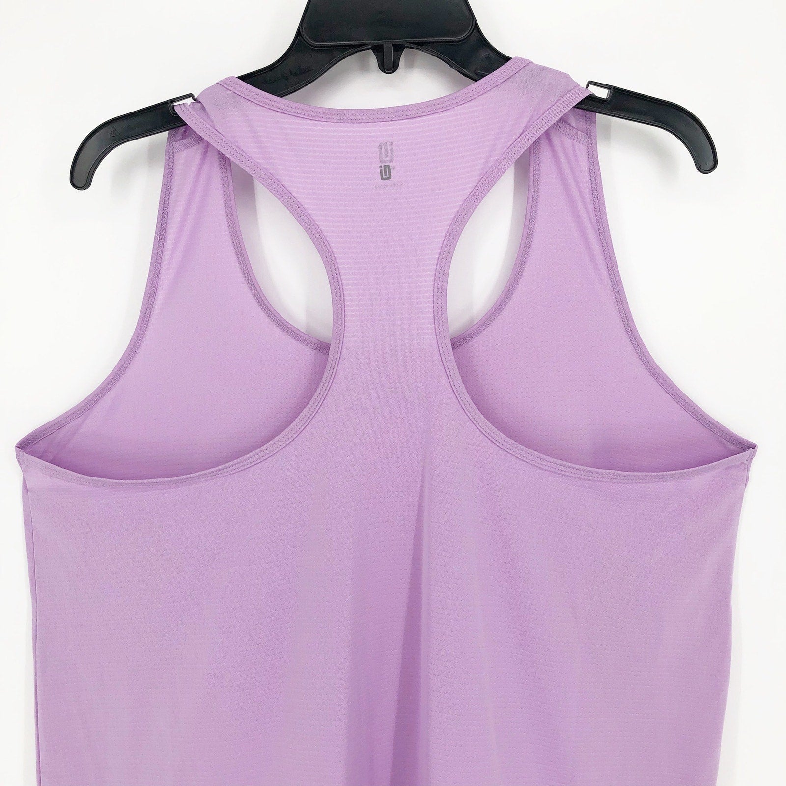 IDEOLOGY Womens Workout Tank Top 2X Crocus Petal Purple Racerback Scoop Neck NWT
