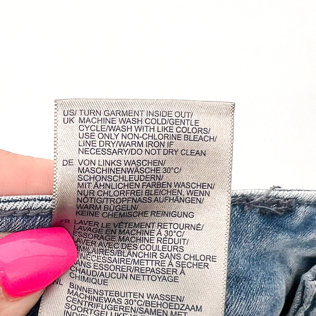 NYDJ Womens Margot Girlfriend Jeans Size 8 PETITE Kingston Blue NWT