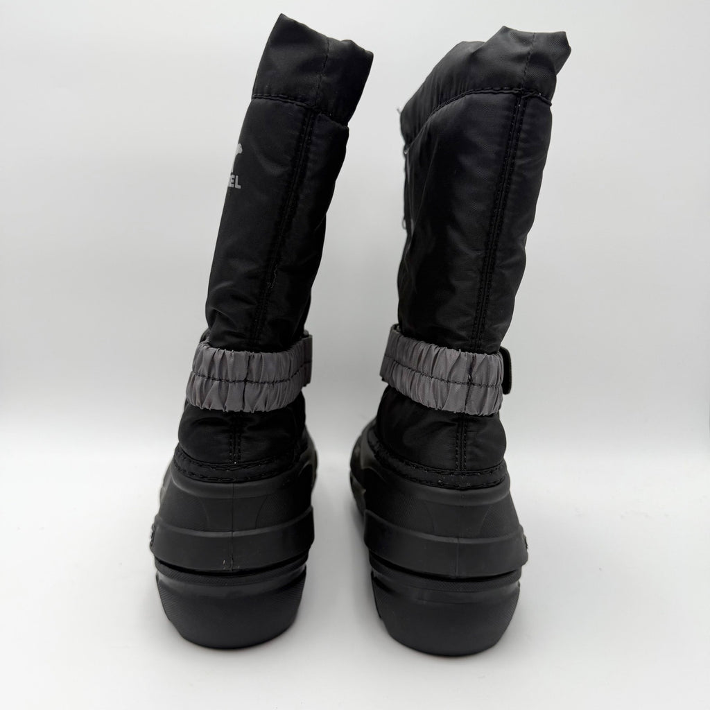 Sorel Youth Boys Flurry Snow Boot US 2 EU 33 Grey Insulated Water Resistant NIB