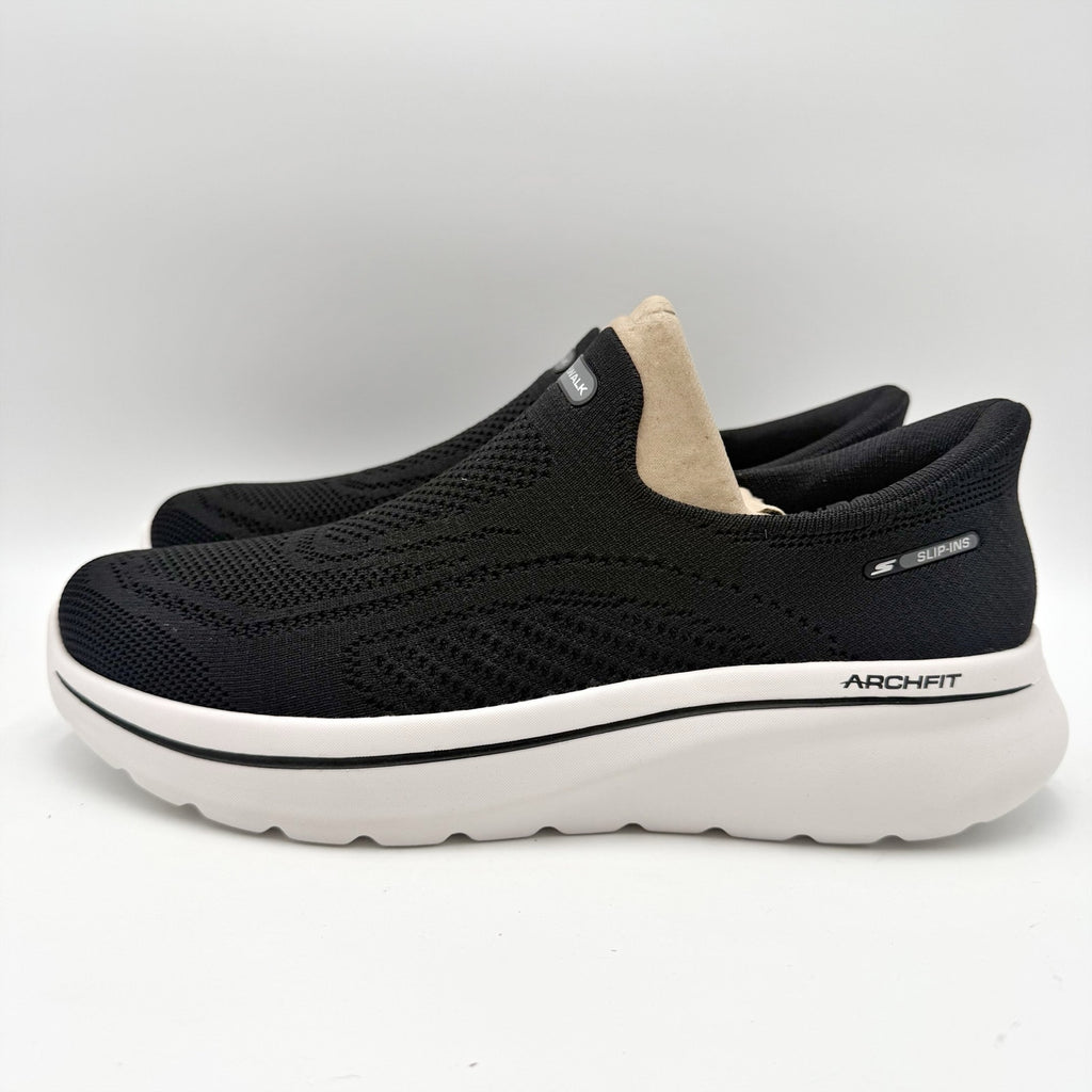 Skechers Womens Performance GO Walk Slip In Sneakers US 11 Black Arch Fit NIB