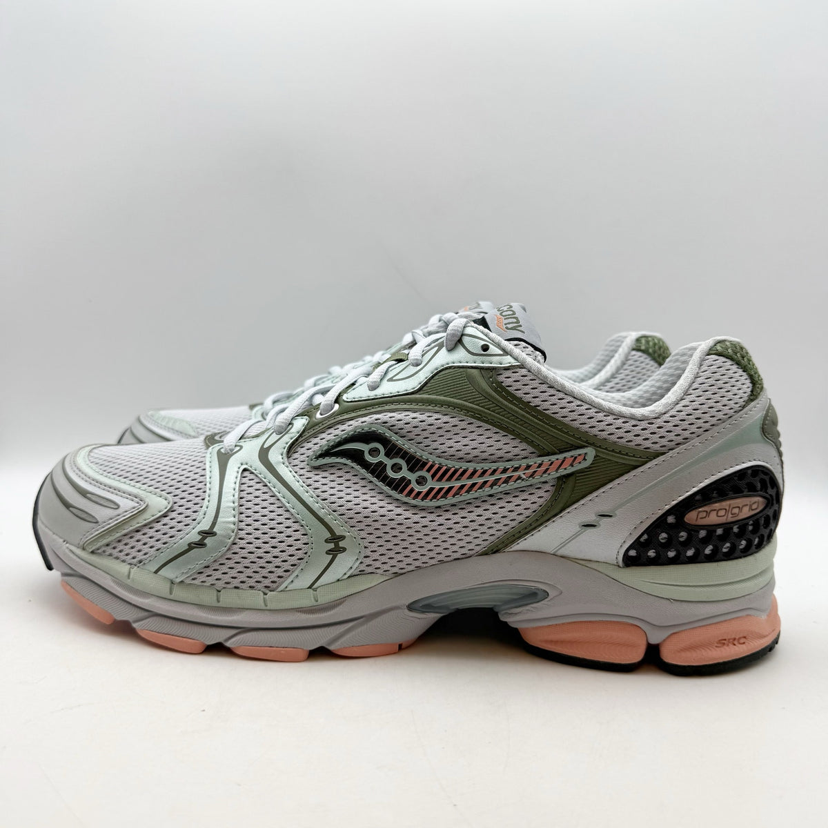 Saucony Mens ProGrid Triumph 4 Athletic Shoes Size 13 Grey Green Sneakers NIB