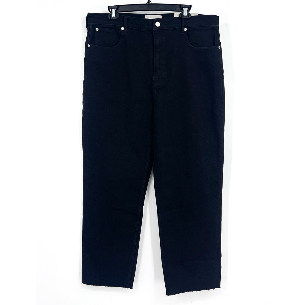 EVERLANE Women's The Way-High Jeans 28x27 US 6 Black Coal Straight Leg NWT
