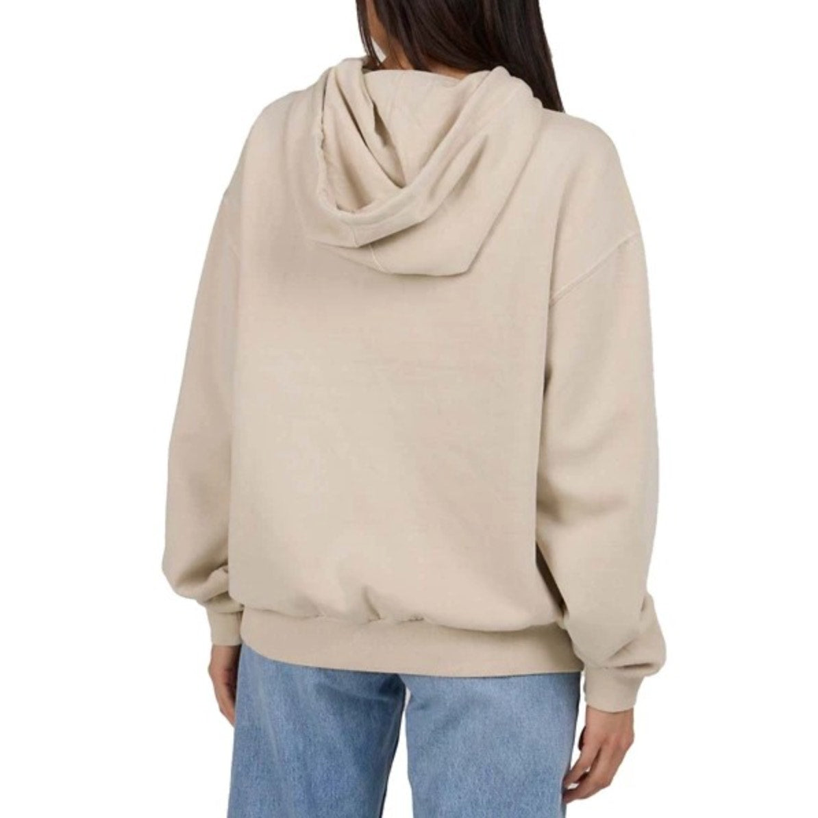 SALTY CREW Women's Salty Crew Hopper Crew Hoodie Medium Off White Sweatshirt NWT