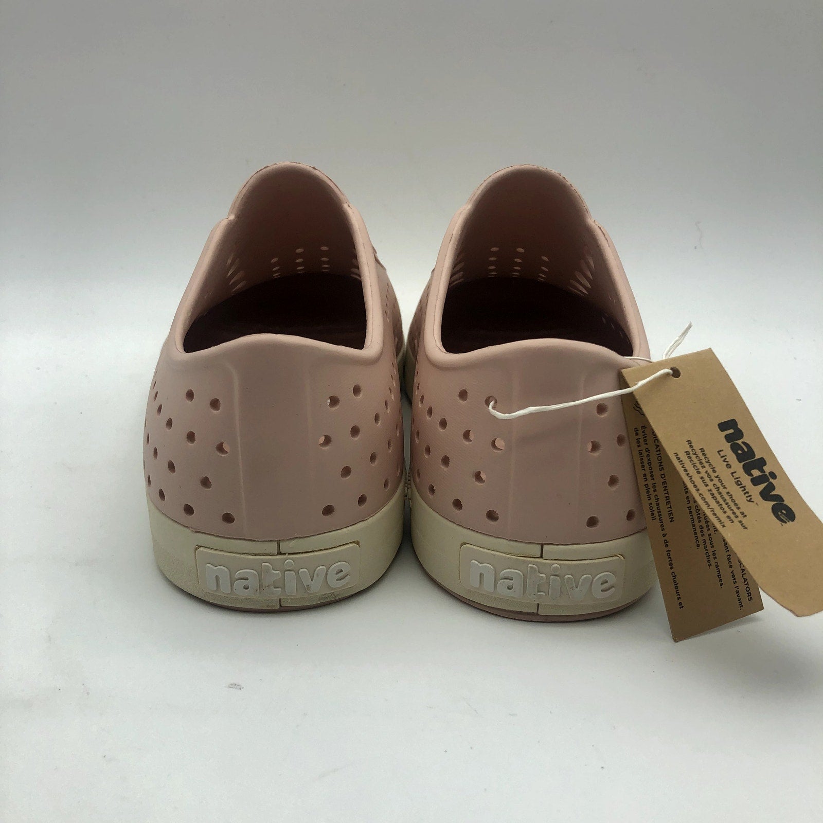 Native Jeffersons Slip On Shoes Men 6 Women 8 Chameleon Pink Waterproof NIB