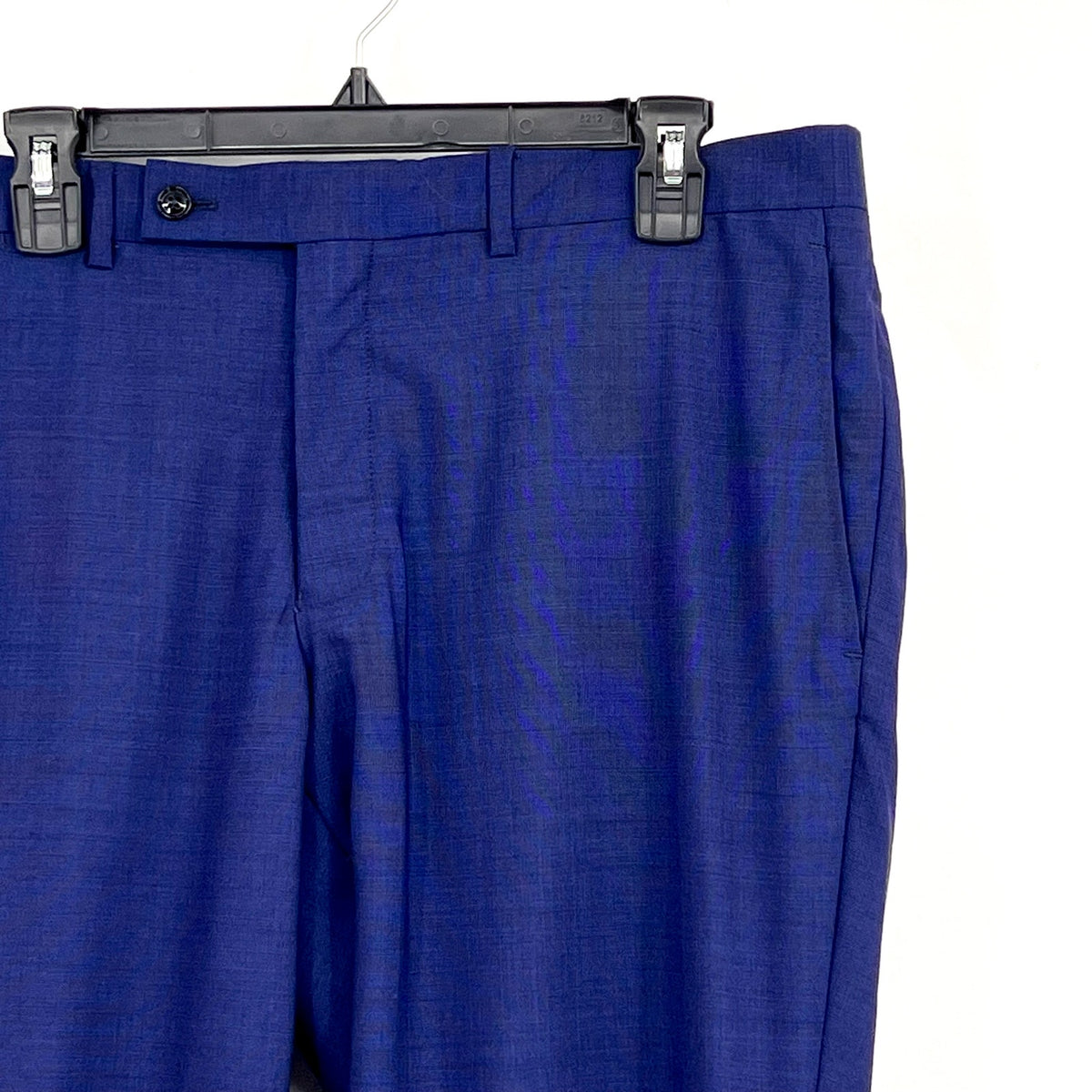 TED BAKER Men's Jarrett Dress Pants 36R Navy Blue Flat Front 100% Wool NWOT