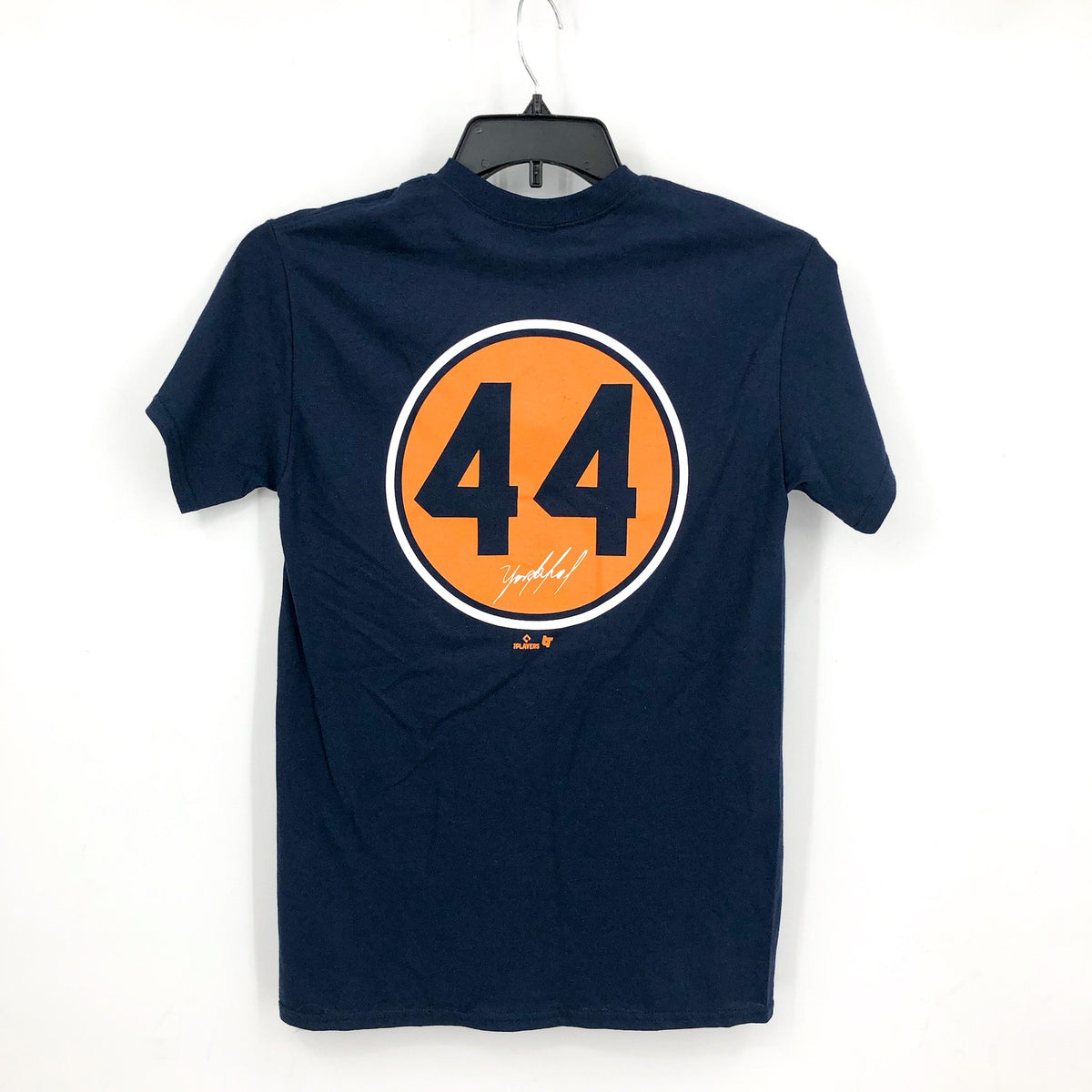 BREAKING T Adult Yordan Alvarez Swing T-Shirt Small Navy Blue Houston NWT