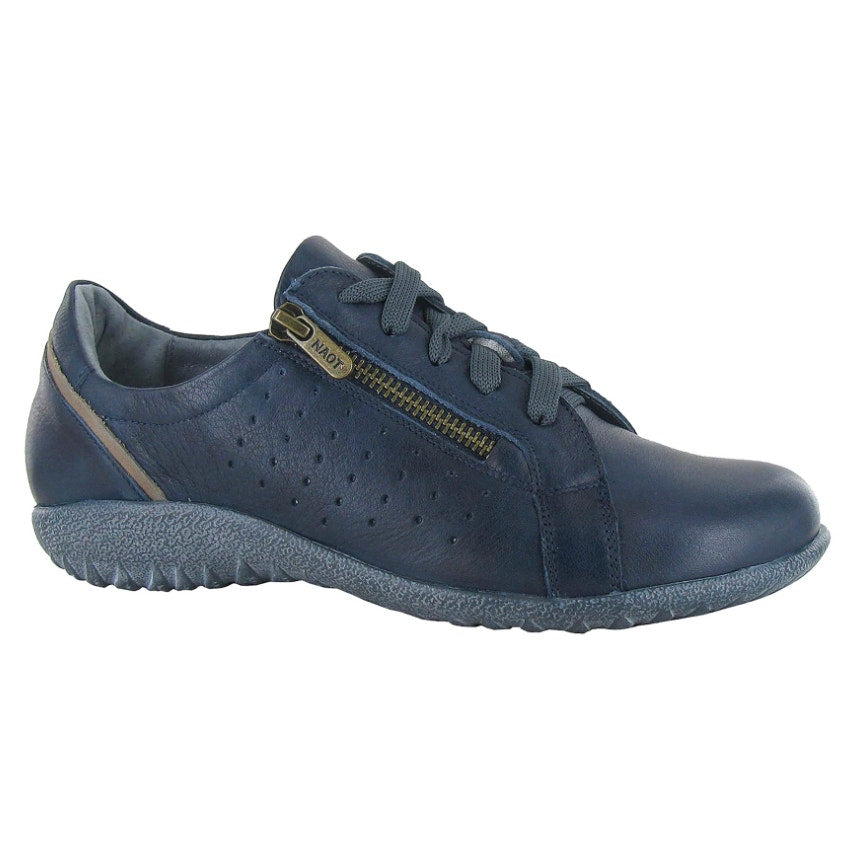 Naot Womens Moko Oxford Sneakers EU 35 US 4 M Navy Blue Nubuck Leather NWOB