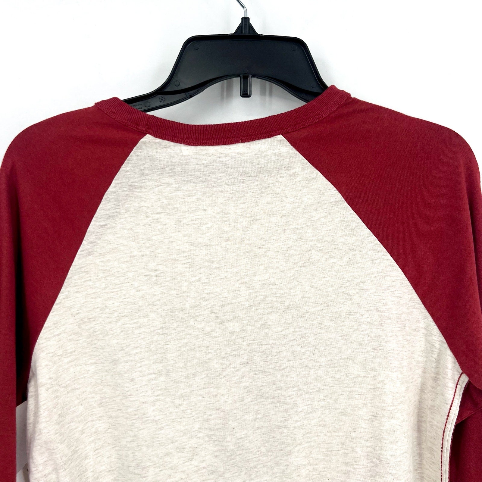 47 BRAND Womens University of Alabama Long Sleeve Shirt Small Red Grey NWT