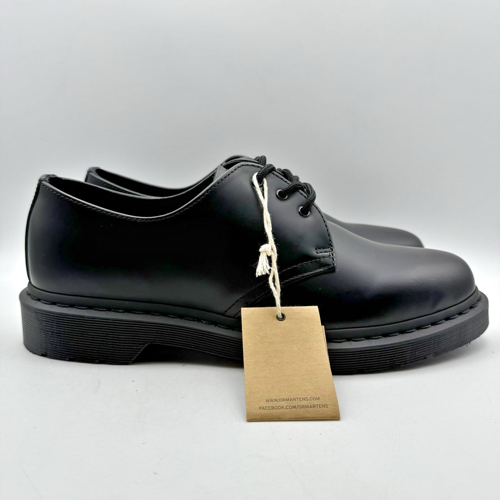 Dr. Martens 1461 Mono Smooth Oxford Shoes Mens 9 Womens 10 Black Leather NIB